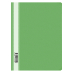 Папка-скоросшиватель пластик. OfficeSpace А4, 120мкм, зеленая с прозр. верхом. 240674