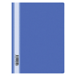 Папка-скоросшиватель пластик. OfficeSpace А4, 120мкм, синяя с прозр. верхом. 240676