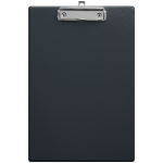 Планшет с зажимом OfficeSpace А4, ПВХ, черный. ПСЗ4_68946, 255912