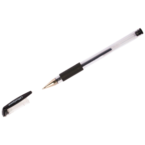 Ручка гелевая OfficeSpace черная, 0,5мм, грип.GLL10_1331, 241089 ― Кнопкару. Саранск