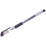 Ручка гелевая OfficeSpace черная, 0,5мм, грип, игольчатый стержень. GP905BK_6597, 221708