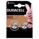 Батарейка Duracell CR2025 3V литиевая, 2BL. 5000394045514, 276586