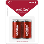 Батарейка SmartBuy C (LR14) алкалиновая, BC2. SBBA-C02B, 226836