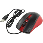 Мышь Smartbuy ONE 352, USB, красный, черный, 3btn+Roll. SBM-352-RK, 283062