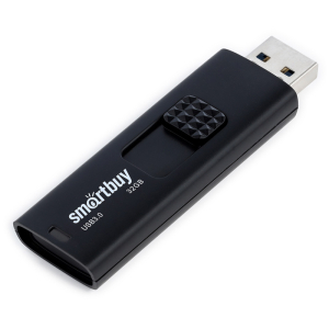 Память Smart Buy "Fashion" 32GB, USB 3.0 Flash Drive, черный. SB032GB3FSK, 350466 ― Кнопкару. Саранск