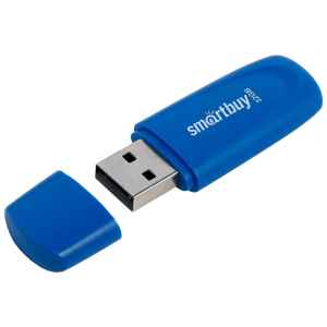 Память Smart Buy "Scout"  32GB, USB 2.0 Flash Drive, синий. SB032GB2SCB, 350457 ― Кнопкару. Саранск