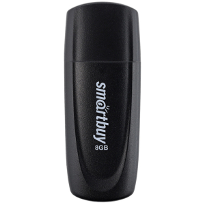 Память Smart Buy "Scout"  8GB, USB 2.0 Flash Drive, черный. SB008GB2SCK, 350448 ― Кнопкару. Саранск