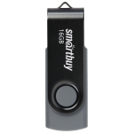 Память Smart Buy "Twist"  16GB, USB 2.0 Flash Drive, черный. SB016GB2TWK, 350470