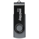 Память Smart Buy "Twist"  8GB, USB 2.0 Flash Drive, черный. SB008GB2TWK, 350469