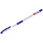 Ручка шариковая Cello "Slimo Grip white body " синяя, 0,7мм, грип, штрих-код. 2670, 293043