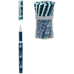 Ручка шариковая Greenwich Line "Blue flowers" синяя, 0,7мм, игольчатый стержень, грип, софт-тач. GL_24821/Pbl_32681, 309324