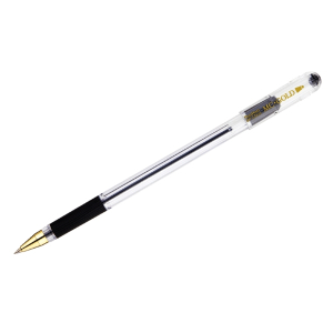 Ручка шариковая MunHwa "MC Gold" черная, 0,5мм, грип, штрих-код. BMC-01, 207857 ― Кнопкару. Саранск