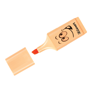 Текстовыделители Luxor "Eyeliter Pastel" пастельный оранжевый, 1-4,5мм. 4033P, 338392 ― Кнопкару. Саранск