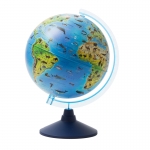 Глобус зоогеографический Globen, 25см, на круглой подставке. Ке012500269