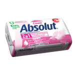 Мыло туалетное антибактериальное 90 г ABSOLUT (Абсолют) "Нежное", не содержит триклозан, 6058, 6001,6058. 600589