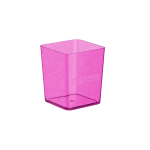 Подставка настольная пластиковая ErichKrause Base, Glitter, розовая.53238