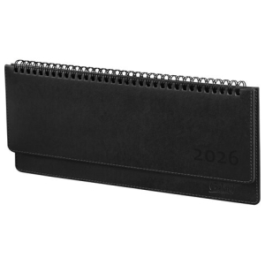 Планинг датированный 2026 305х140 мм GALANT "Ritter", под кожу, черный, 117238 ― Кнопкару. Саранск