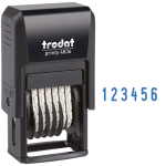 Нумератор мини автомат Trodat, 3,8мм, 6 разрядов, пластик (53199). 4836,107005