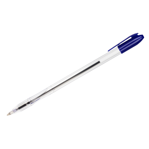 Ручка шариковая СТАММ "VeGa" синяя, 0,7мм, прозрачный корпус.РШ101,217154 ― Кнопкару. Саранск