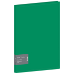 Папка с 30 вкладышами Berlingo "Soft Touch", 17мм, 700мкм, зеленая, с внутр. карманом. DB4_30983,338188