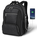 Рюкзак BRAUBERG URBAN универсальный, с отделением для ноутбука, серый/черный, 46х30х18 см. 270751