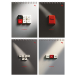 Блокнот А5 60л. на гребне BG "Push the button", твердая подложка. Б5гр60 06695, 385098