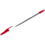 Ручка шариковая Corvina "51 Classic" красная, 1,0мм, прозрачный корпус. 40163/03, 002107