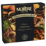 Чай MAITRE "Букет изысканных вкусов" ассорти 6 вкусов, НАБОР 30 пакетиков, бак026. 622387