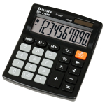 Калькулятор настольный Eleven SDC-810NR, 10 разрядов, двойное питание, 127*105*21мм, черный.339214