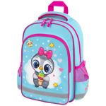 Рюкзак ПИФАГОР SCHOOL, 1 отделение, 3 кармана, "Smart penguin", 38x28х14 см. 271403