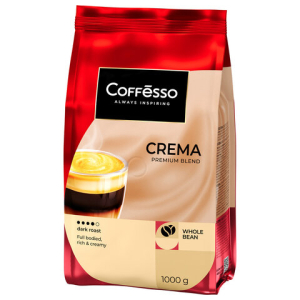Кофе в зернах COFFESSO "Crema", 1 кг, 102486. 623412 ― Кнопкару. Саранск