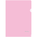 Папка-уголок Berlingo "Starlight", А4, 180мкм, прозрачная розовая, индив. ШК. AGp_04112,268388