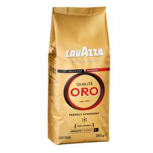 Кофе в зернах Lavazza "Qualità. Oro", вакуумный пакет, 250г.2051,232977 ― Кнопкару. Саранск