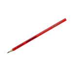 Карандаш чернографитный KOH-I-NOOR, 1 шт., "Triograph", B, трехгранный, без резинки, корпус красный, заточенный, 1802001001KSRU. 180813