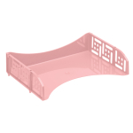 Лоток для бумаг горизонтальный СТАММ "Field", широкая загрузка, розовый.ЛТГ-13690/ЛТ842,324191