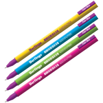 Ручка гелевая Berlingo "Color Stick" черная, 0,5мм, корпус ассорти. CGp_50101,243022