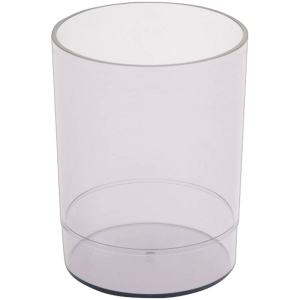 Подставка-стакан СТАММ "Офис", пластиковая, круглая, тонированная серая.СН15,027830 ― Кнопкару. Саранск
