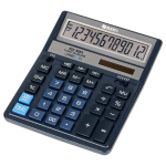 Калькулятор настольный Eleven SDC-888X-BL, 12 разрядов, двойное питание, 158*203*31мм, синий.339224