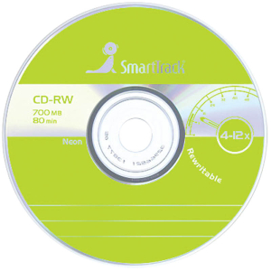 Диск CD-RW 700Mb Smart Track 4-12x Cake Box. ST000200, 137314 ― Кнопкару. Саранск