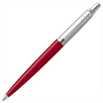 Ручка шариковая PARKER "Jotter Orig Red", корпус красный, детали нержавеющая сталь, синяя, RG0033330, 143866