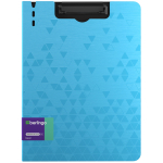 Папка-планшет с зажимом Berlingo "Neon" А4, пластик (полифом), 1800мкм, голубой неон. PPf_93304,346383
