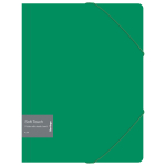 Папка на резинке Berlingo "Soft Touch" А4, 600мкм, зеленая. FB4_A4983,338195