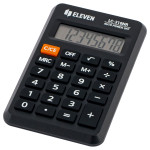 Калькулятор карманный Eleven LC-310NR, 8 разрядов, питание от батарейки, 69*114*14мм, черный.339230
