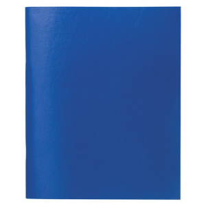 Тетрадь бумвинил, А5, 96 л., скоба, офсет №1, клетка, с полями, STAFF, СИНИЙ, 403418 ― Кнопкару. Саранск