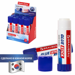 Клей-карандаш BRAUBERG SUPER, 21 г, ЮЖНАЯ КОРЕЯ, 229542 ― Кнопкару. Саранск