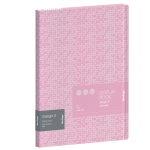 Папка с 20 вкладышами Berlingo "Starlight S", 17мм, 600мкм, розовая, с внутр. карманом, с рисунком. DB4_20901,299472