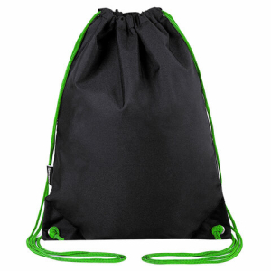 Мешок для обуви BRAUBERG плотный, карман на молнии, подкладка, 43х33 см, "Neon Green", 271625 ― Кнопкару. Саранск