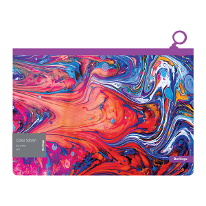 Папка-конверт на молнии Berlingo "Color Storm" А4, 180мкм, с рисунком. ZBn_A4031,299342 ― Кнопкару. Саранск