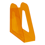 Лоток для бумаг вертикальный СТАММ "Фаворит", тонированный, цвет манго.ЛТ716,183016