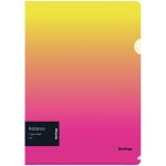 Папка-уголок Berlingo "Radiance", А4, 200мкм, желтый/розовый градиент. LFp_A4001,299393